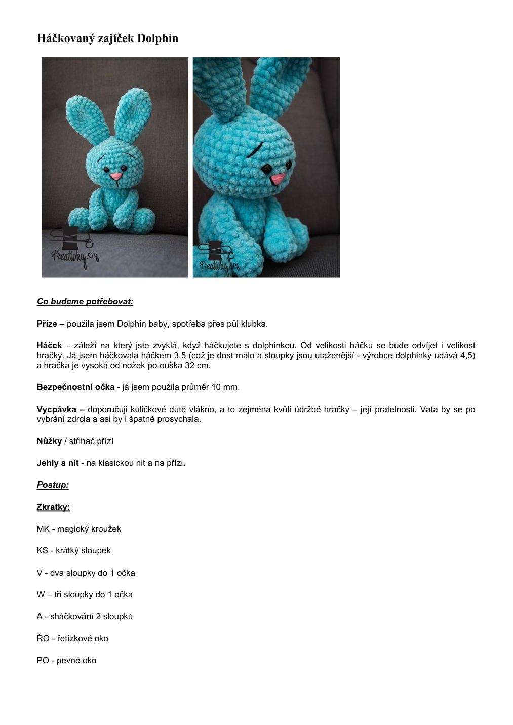 Strana 1 z návodu hackovani zviratka